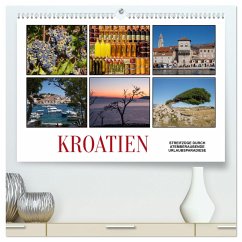 Kroatien - Streifzüge durch atemberaubende Kulturlandschaften (hochwertiger Premium Wandkalender 2024 DIN A2 quer), Kunstdruck in Hochglanz