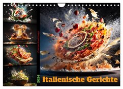 Italienische Gerichte (Wandkalender 2024 DIN A4 quer), CALVENDO Monatskalender - Meutzner, Dirk