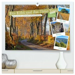 Die Eifel und das Hohe Venn (hochwertiger Premium Wandkalender 2024 DIN A2 quer), Kunstdruck in Hochglanz