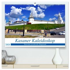 Kasaner Kaleidoskop - Tatarstans prachtvolle Hauptstadt (hochwertiger Premium Wandkalender 2024 DIN A2 quer), Kunstdruck in Hochglanz
