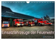 Einsatzfahrzeuge der Feuerwehr (Wandkalender 2024 DIN A4 quer), CALVENDO Monatskalender