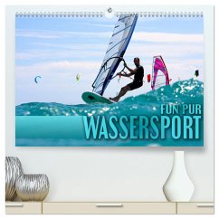 Wassersport - Fun pur (hochwertiger Premium Wandkalender 2024 DIN A2 quer), Kunstdruck in Hochglanz - Utz, Renate