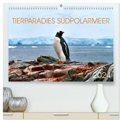 Tierparadies Südpolarmeer (hochwertiger Premium Wandkalender 2024 DIN A2 quer), Kunstdruck in Hochglanz - Bergermann, Manfred