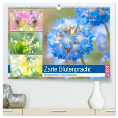 Zarte Blütenpracht. Die lieblichsten Frühlingsblumen (hochwertiger Premium Wandkalender 2024 DIN A2 quer), Kunstdruck in Hochglanz
