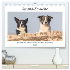 Strand-Strolche (hochwertiger Premium Wandkalender 2024 DIN A2 quer), Kunstdruck in Hochglanz - Homolka, Barbara
