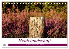 Heidelandschaft im Farbenspiel der Natur (Tischkalender 2024 DIN A5 quer), CALVENDO Monatskalender