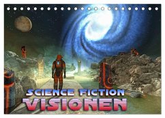 Science Fiction Visionen (Tischkalender 2024 DIN A5 quer), CALVENDO Monatskalender