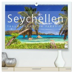 Seychellen Traumstrände im Paradies (hochwertiger Premium Wandkalender 2024 DIN A2 quer), Kunstdruck in Hochglanz - Rosyk, Patrick