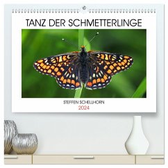 TANZ DER SCHMETTERLINGE (hochwertiger Premium Wandkalender 2024 DIN A2 quer), Kunstdruck in Hochglanz