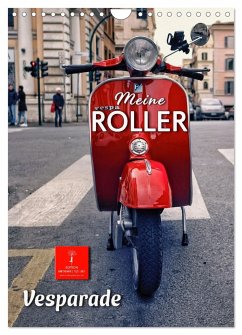 Meine Roller Vesparade (Wandkalender 2024 DIN A4 hoch), CALVENDO Monatskalender - Roder, Peter