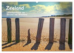 Zeeland - Urlaubsträume am Strand von Breskens (Wandkalender 2024 DIN A2 quer), CALVENDO Monatskalender