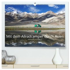 Mit dem Allradcamper durch Asien (hochwertiger Premium Wandkalender 2024 DIN A2 quer), Kunstdruck in Hochglanz