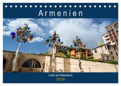 Armenien - Land am Kaukasus (Tischkalender 2024 DIN A5 quer), CALVENDO Monatskalender