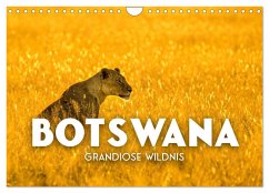 Botswana - Grandiose Wildnis (Wandkalender 2024 DIN A4 quer), CALVENDO Monatskalender