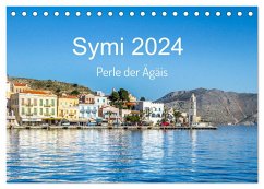 Symi 2024, Perle der Ägäis (Tischkalender 2024 DIN A5 quer), CALVENDO Monatskalender