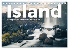 Island - Die spektakuläre Insel im Norden. (Tischkalender 2024 DIN A5 quer), CALVENDO Monatskalender - Scott, M.