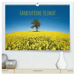 Farbenfrohe Heimat (hochwertiger Premium Wandkalender 2024 DIN A2 quer), Kunstdruck in Hochglanz