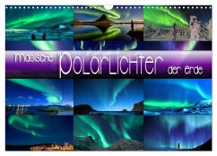 Magische Polarlichter der Erde (Wandkalender 2024 DIN A3 quer), CALVENDO Monatskalender