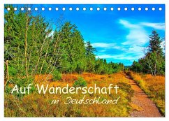 Auf Wanderschaft in Deutschland (Tischkalender 2024 DIN A5 quer), CALVENDO Monatskalender