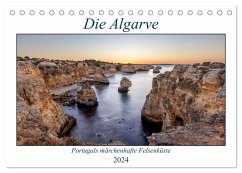 Die Algarve - Portugals märchenhafte Felsenküste (Tischkalender 2024 DIN A5 quer), CALVENDO Monatskalender