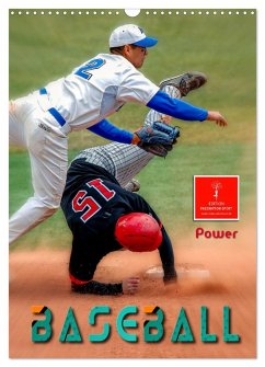 Baseball Power (Wandkalender 2024 DIN A3 hoch), CALVENDO Monatskalender