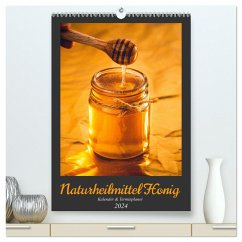 Naturheilmittel Honig - Kalender & Terminplaner (hochwertiger Premium Wandkalender 2024 DIN A2 hoch), Kunstdruck in Hochglanz