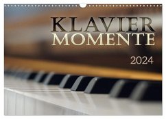 Klavier Momente (Wandkalender 2024 DIN A3 quer), CALVENDO Monatskalender