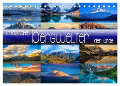 Magische Bergwelten der Erde (Tischkalender 2024 DIN A5 quer), CALVENDO Monatskalender
