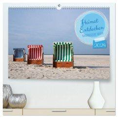 Heimat Entdecken - Nordfriesische Inseln (hochwertiger Premium Wandkalender 2024 DIN A2 quer), Kunstdruck in Hochglanz