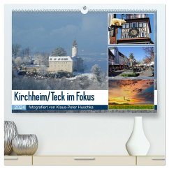 Kirchheim/Teck im Fokus (hochwertiger Premium Wandkalender 2024 DIN A2 quer), Kunstdruck in Hochglanz