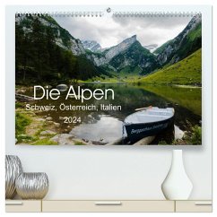 Alpen (Schweiz, Österreich, Italien) (hochwertiger Premium Wandkalender 2024 DIN A2 quer), Kunstdruck in Hochglanz