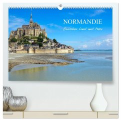Normandie - zwischen Land und Meer (hochwertiger Premium Wandkalender 2024 DIN A2 quer), Kunstdruck in Hochglanz - Schittenhelm, Elisabeth