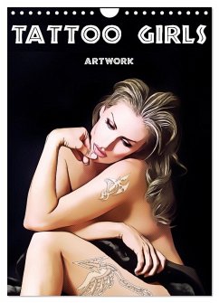 Tattoo Girls - Artwork (Wandkalender 2024 DIN A4 hoch), CALVENDO Monatskalender
