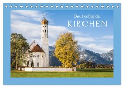 Deutschlands Kirchen (Tischkalender 2024 DIN A5 quer), CALVENDO Monatskalender