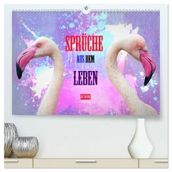 Sprüche aus dem Leben - Artwork (hochwertiger Premium Wandkalender 2024 DIN A2 quer), Kunstdruck in Hochglanz - Brunner-Klaus, Liselotte