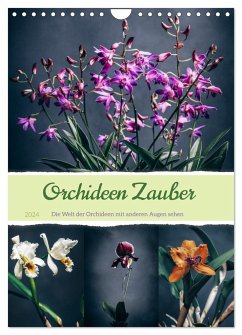 Orchideen Zauber (Wandkalender 2024 DIN A4 hoch), CALVENDO Monatskalender