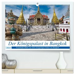 Der Königspalast in Bangkok (hochwertiger Premium Wandkalender 2024 DIN A2 quer), Kunstdruck in Hochglanz