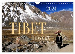 Tibet bewegt (Wandkalender 2024 DIN A4 quer), CALVENDO Monatskalender - Bergermann, Manfred