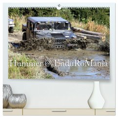 Hummer @ EnduRoMania (hochwertiger Premium Wandkalender 2024 DIN A2 quer), Kunstdruck in Hochglanz