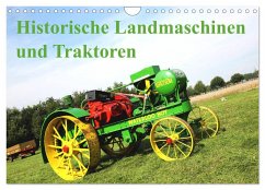 Historische Landmaschinen und Traktoren (Wandkalender 2024 DIN A4 quer), CALVENDO Monatskalender