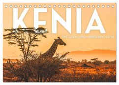 Kenia - Eine Safari durch unberührte Natur. (Tischkalender 2024 DIN A5 quer), CALVENDO Monatskalender - SF