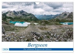 Die schönsten Bergseen der Schweiz (Wandkalender 2024 DIN A4 quer), CALVENDO Monatskalender
