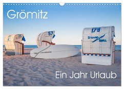 Grömitz - Ein Jahr Urlaub (Wandkalender 2024 DIN A3 quer), CALVENDO Monatskalender