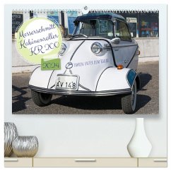 Messerschmitt Kabinenroller KR 200 Fahren unter dem Radar (hochwertiger Premium Wandkalender 2024 DIN A2 quer), Kunstdruck in Hochglanz - Gayde, Frank