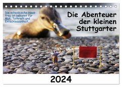Die Abenteuer der kleinen Stuttgarter (Tischkalender 2024 DIN A5 quer), CALVENDO Monatskalender - Vogl, Oskar