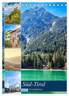 Süd-Tirol Terminplaner (Tischkalender 2024 DIN A5 hoch), CALVENDO Monatskalender