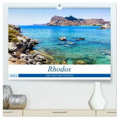 Rhodos - eine Insel zum Verlieben (hochwertiger Premium Wandkalender 2024 DIN A2 quer), Kunstdruck in Hochglanz