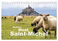 Welterbe Mont-Saint-Michel (Tischkalender 2024 DIN A5 quer), CALVENDO Monatskalender