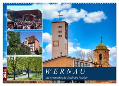Wernau, die sympathische Stadt am Neckar (Wandkalender 2024 DIN A2 quer), CALVENDO Monatskalender