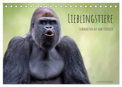 Lieblingstiere - Schönheiten aus dem Tierreich (Tischkalender 2024 DIN A5 quer), CALVENDO Monatskalender